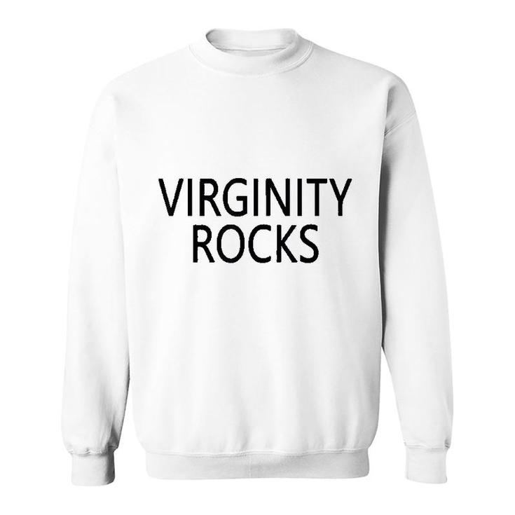Virginity Crew Rocks Great Gift Sweatshirt