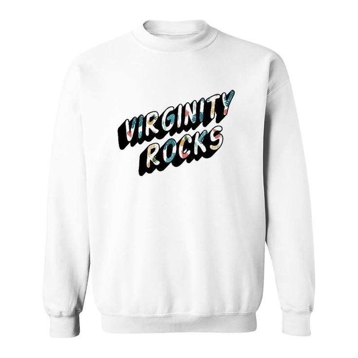 Virginity Mens & Womens Rocks Original Trendy Summer Pattern Sweatshirt