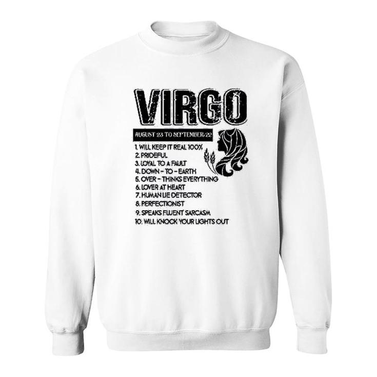 Virgo Pesonality Sweatshirt