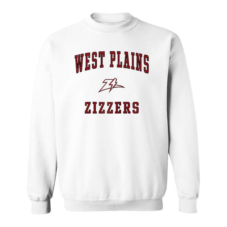 West Plains High School Zizzers Raglan Baseball Tee Sweatshirt