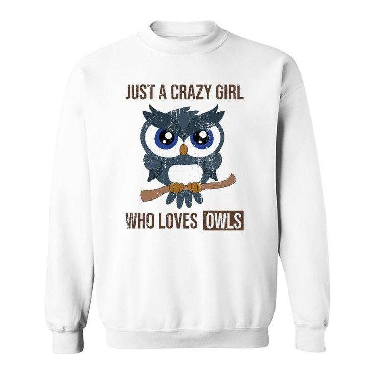 Wise Bird Forest Animal Owl Lover Girls Women Cute Owl Sweatshirt