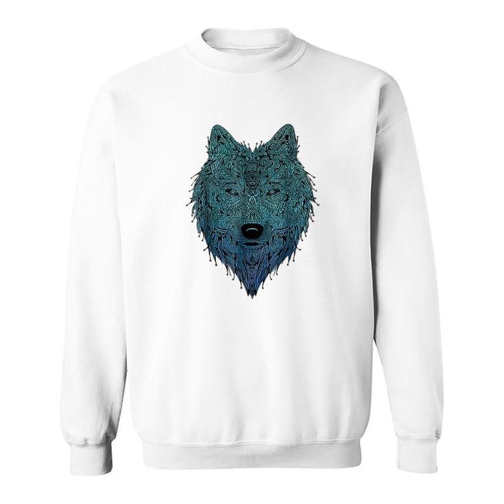 Wolf Art Sweatshirt
