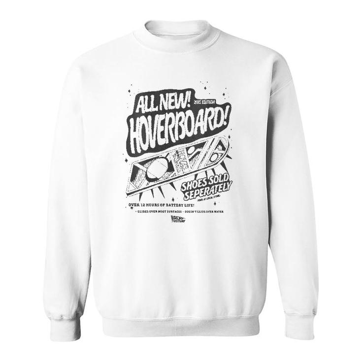 Womens Back To The Future All New Hoverboard Flyer Sweatshirt