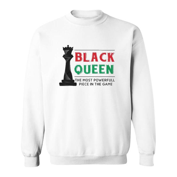 Women's Black History Month Kids Proud African Pride Black Queen Sweatshirt