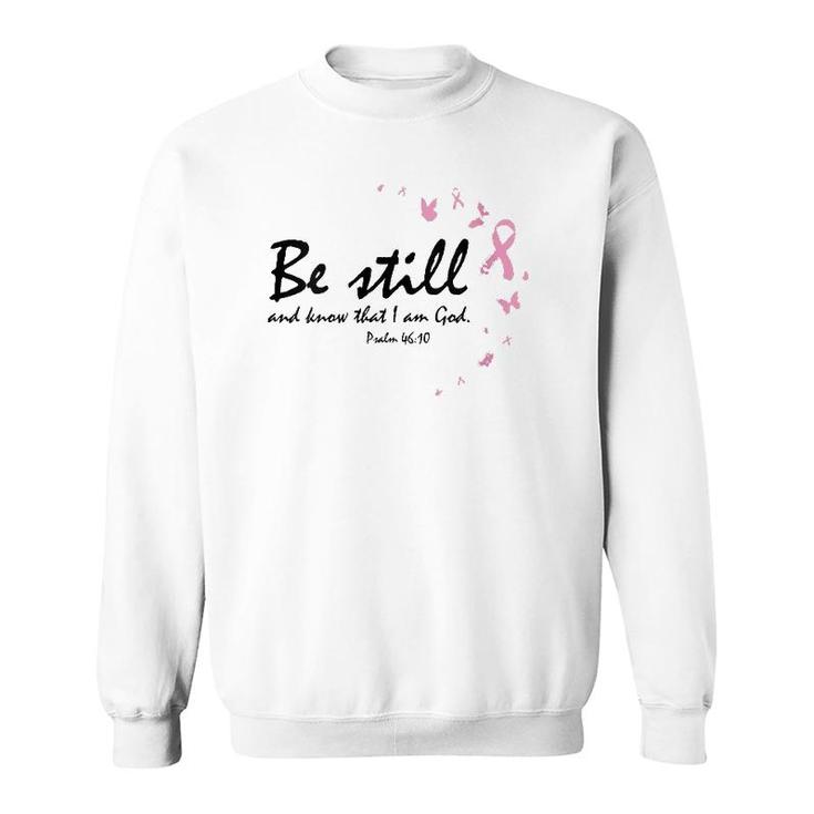 Womens Breast Cancer Awareness Gifts Mom Wife Daughter Sister Women V-Neck Sweatshirt