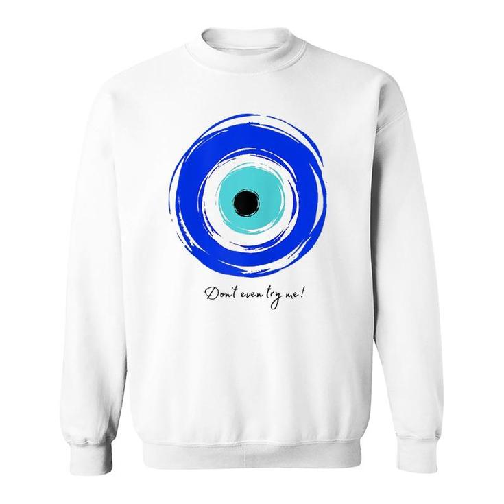 Womens Evil Eye - Nazar Protection Amulet Sweatshirt