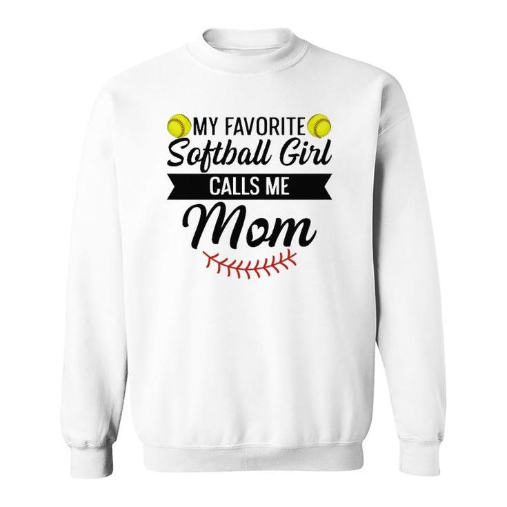Womens Fastpitch Softball Design For Your Softball Mom Sweatshirt