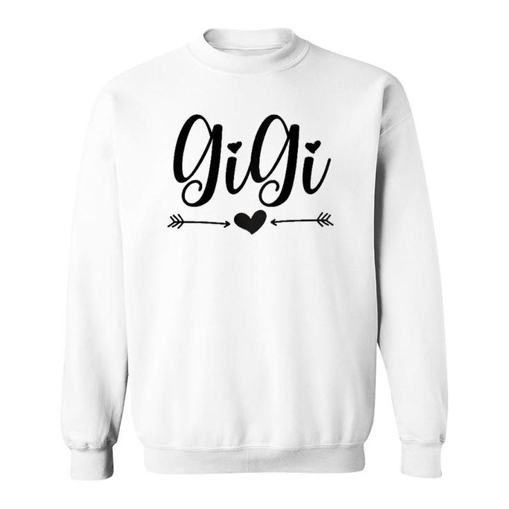 Womens Gigi Gift For New Grandma Gigi Grandmother Gift Raglan Baseball Tee Sweatshirt