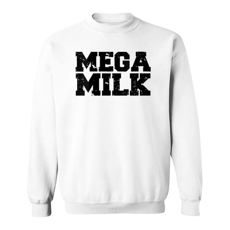 Womens Mega Milk Stained  Doujin Cosplay V-Neck Sweatshirt
