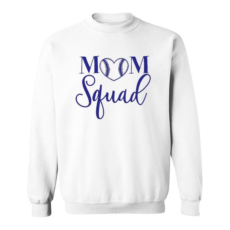 Womens Mom Squad Purple Lettered Top For The Proud Mom To Wear Sweatshirt