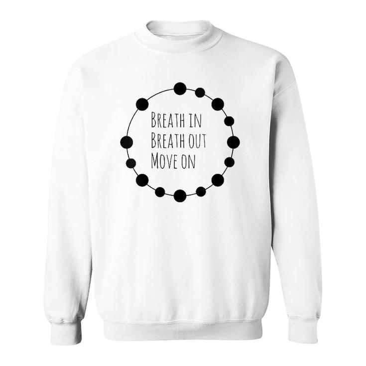 Womens Positive Breath V-Neck Sweatshirt