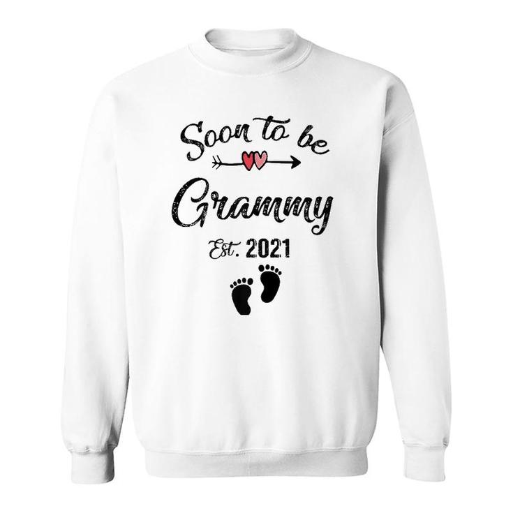 Womens Soon To Be Grammy 2021  Mother's Day For Mom Pregnancy Sweatshirt