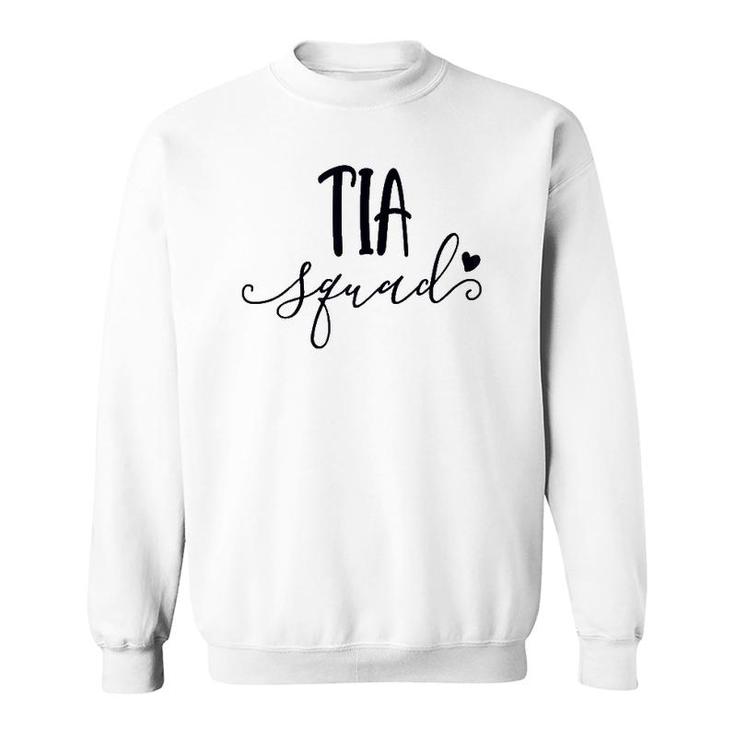 Womens Tia Squad Cute Spanish Aunt Life Mother's Day Gift Sweatshirt