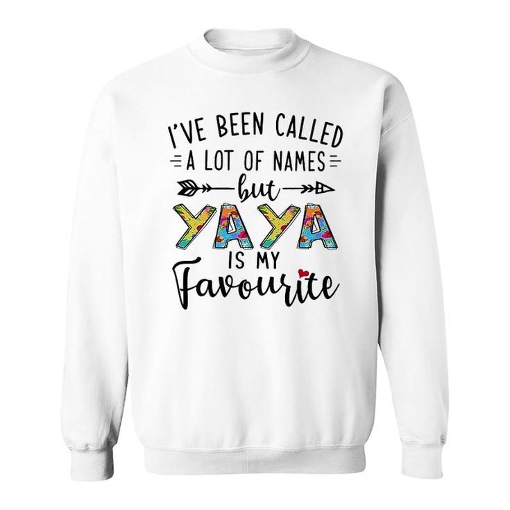Yaya Is My Favourite Name Sweatshirt