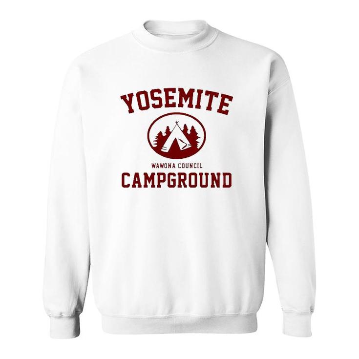 Yosemite Campground California Camping Lover Gift Sweatshirt