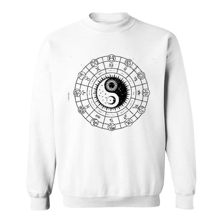 Zodiac Wheel Astrology Sweatshirt