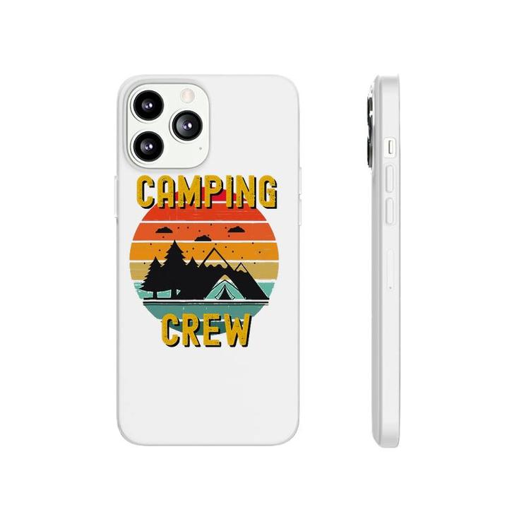 2021 Camping Crew Family Camper Road Trip Matching Group Phonecase iPhone