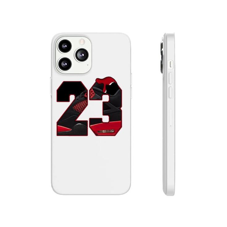 4 Red Thunder To Matching Number 23 Retro Red Thunder 4S Tee  Phonecase iPhone