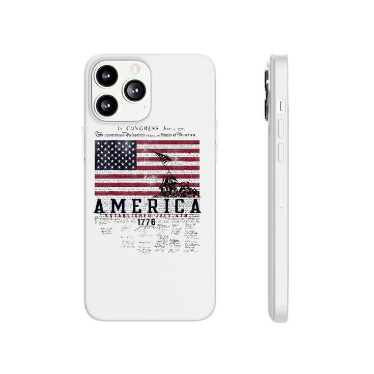 4Th Of July America Established July 4Th 1776 Ver2 Phonecase iPhone