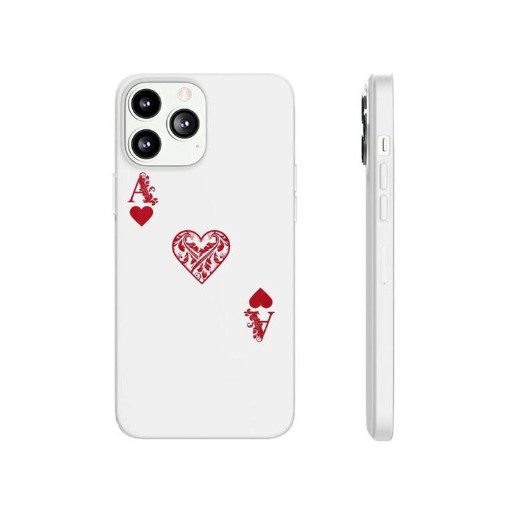 Ace Of Hearts Costume  - Funny Halloween Gift Phonecase iPhone