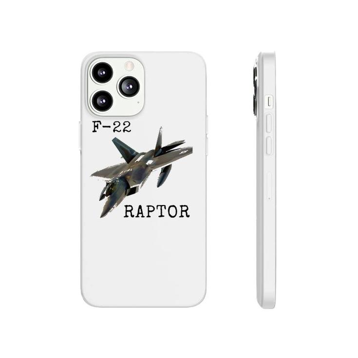 Air Force F 22 Raptor Fighter Jet Military Pilot Phonecase iPhone