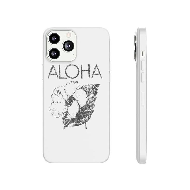 Aloha Hawaiian Flower Old School Hawaii  Phonecase iPhone