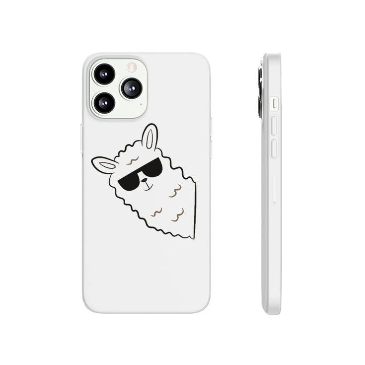 Alpaca Lover Llama With Sunglasses Cute Llama Alpaca Phonecase iPhone