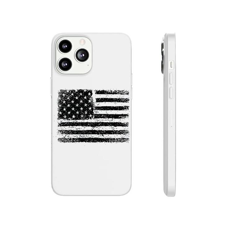 American Us Flag On A Dark Heather Phonecase iPhone
