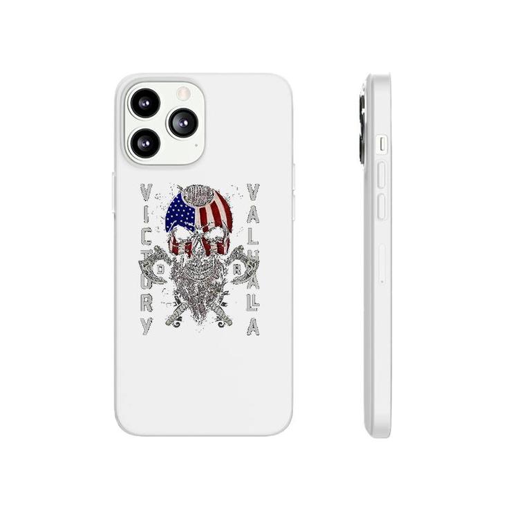 American Viking Victory Skull Flag Phonecase iPhone