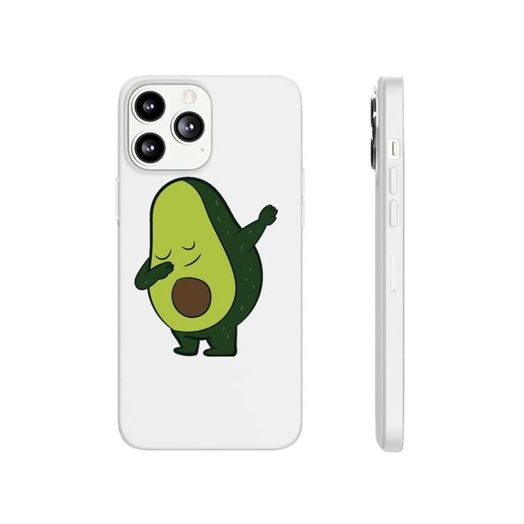 Avocado Vegan Food Vegetarian Dabbing Avocado Phonecase iPhone