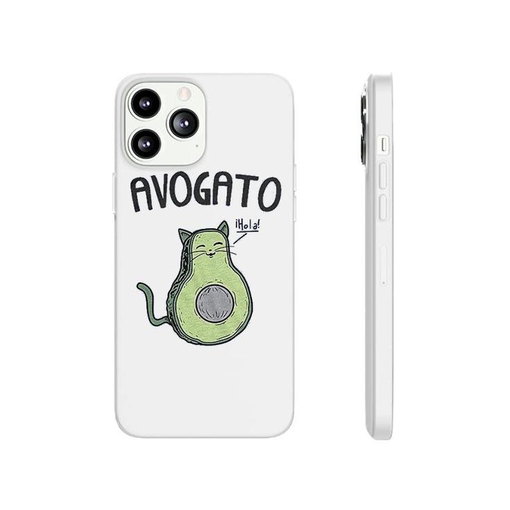Avogato Funny Avocado Cat Phonecase iPhone