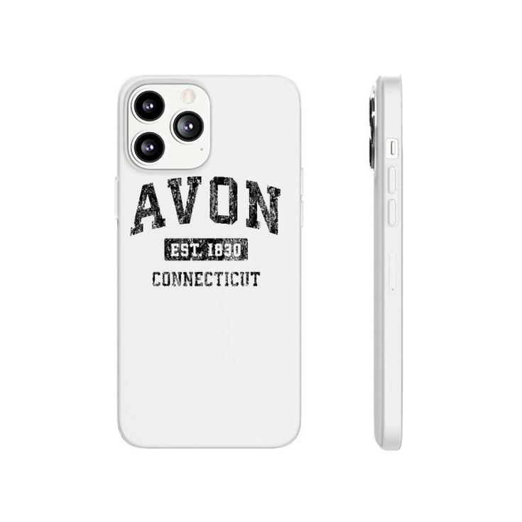 Avon Connecticut Ct Vintage Sports Design Black Design Phonecase iPhone