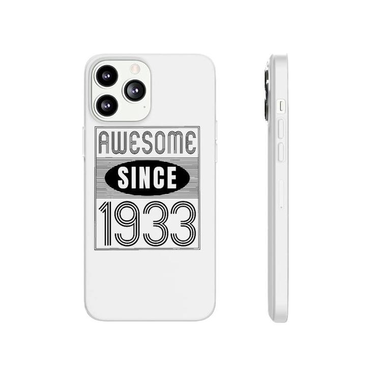 Awesome Since 1933 89 Years Old Birthday Gift Vintage Retro Phonecase iPhone
