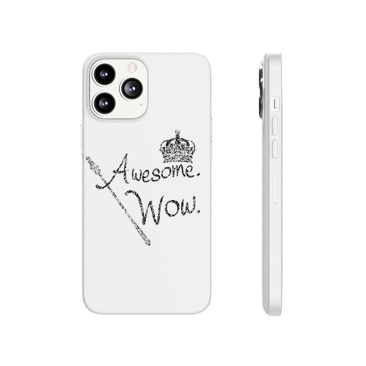 Awesome Wow King George Crown Scepter Phonecase iPhone