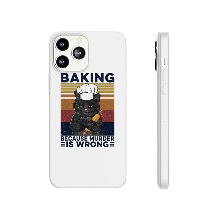 Baking Black Cat Phonecase iPhone