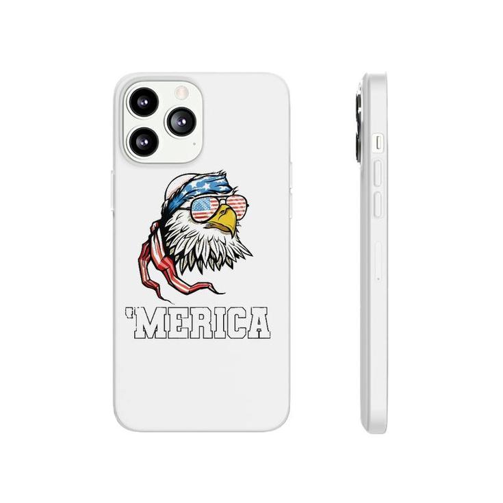 Bald Eagle Usa Flag Merica 4Th Of July Patriotic  Phonecase iPhone