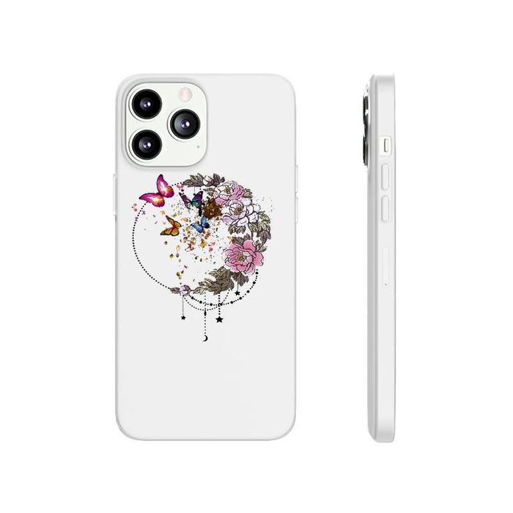 Beautiful Butterfly With Flower Phonecase iPhone