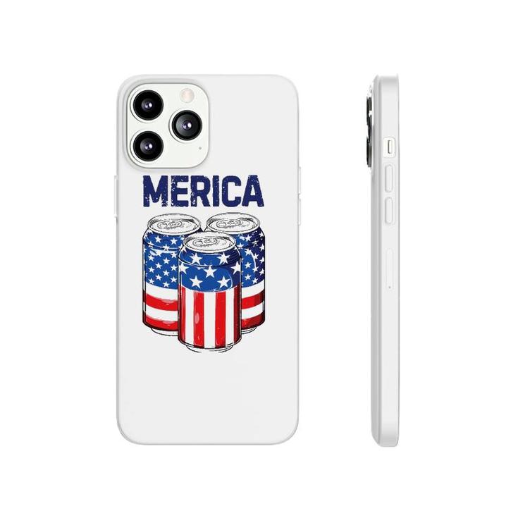 Beer Merica 4Th Of July Men Women American Flag Usa Phonecase iPhone