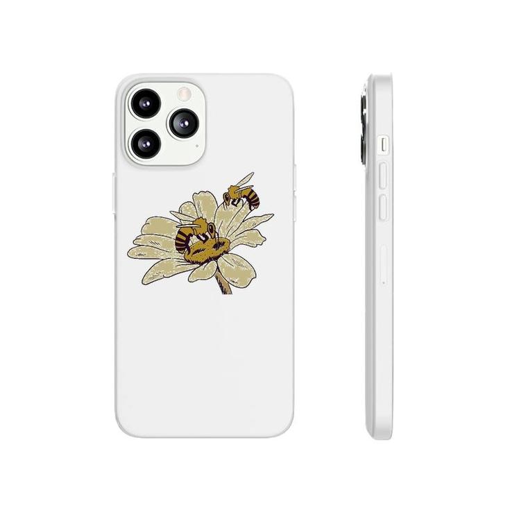 Bees On Flower Beekeeper Gift Phonecase iPhone