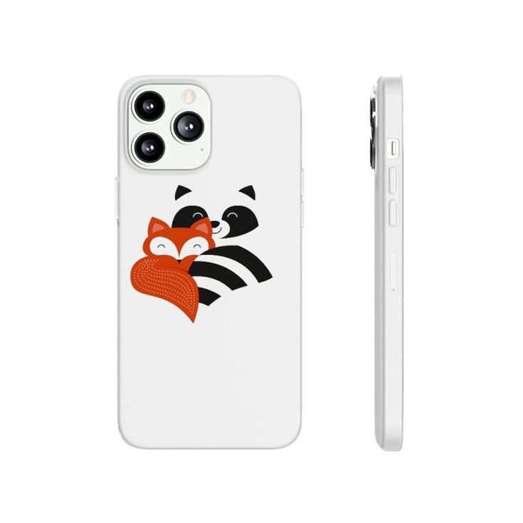 Best Friends Cute Fox & Raccoon Phonecase iPhone