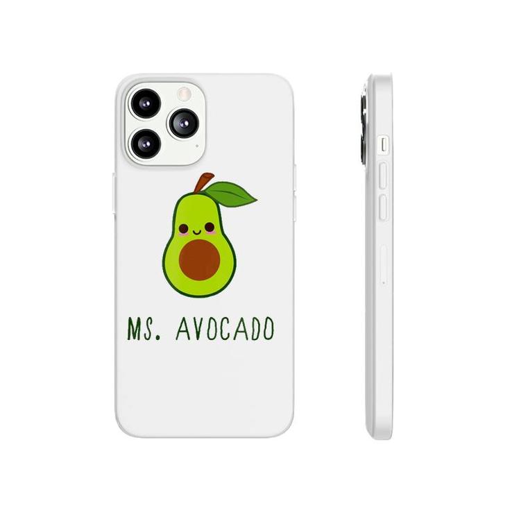 Best Gift For Avocado Lovers - Womens Ms Avocado Phonecase iPhone