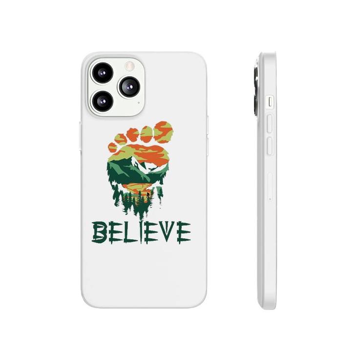 Bigfoot Sasquatch Foot Yeti Believe Camping Hiking Lover Phonecase iPhone