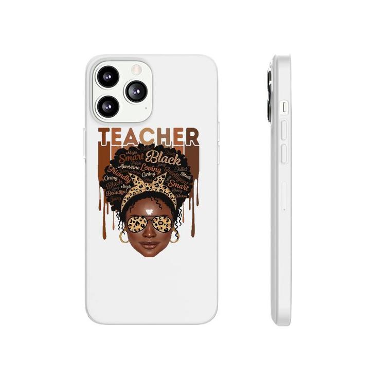 Black Woman Teacher Afro Smart African American Love Melanin Phonecase iPhone
