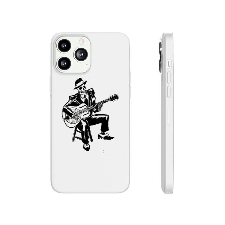 Blues Music Skeleton Bluesman Phonecase iPhone