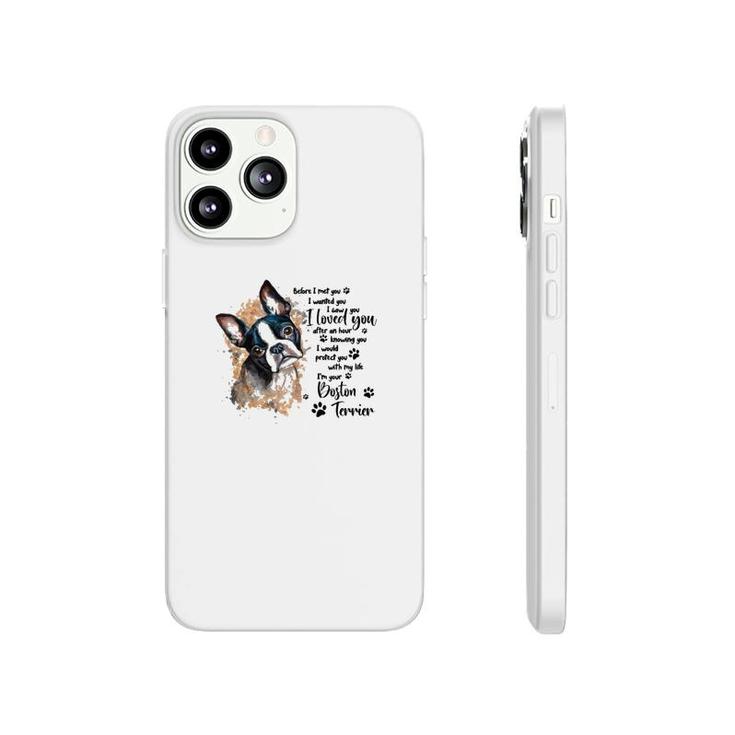 Boston Terrier Protect You Phonecase iPhone