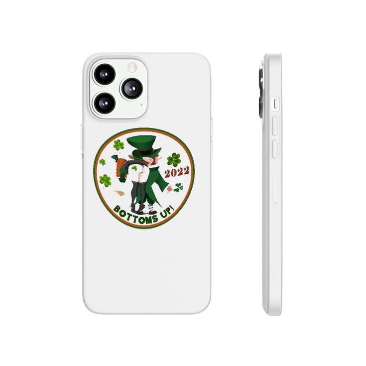 Bottoms Up Leprechaun St Patrick's Day Funny 2022 Ver2 Phonecase iPhone