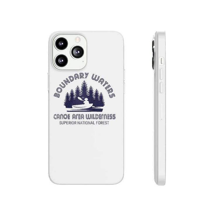 Boundary Waters Canoe Area Distressed Minnesota Bwca Gift Raglan Baseball Tee Phonecase iPhone