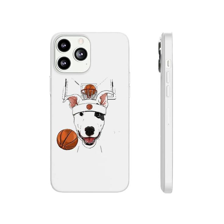 Bull Terrier Basketball Dog Lovers Basketball Player  Phonecase iPhone