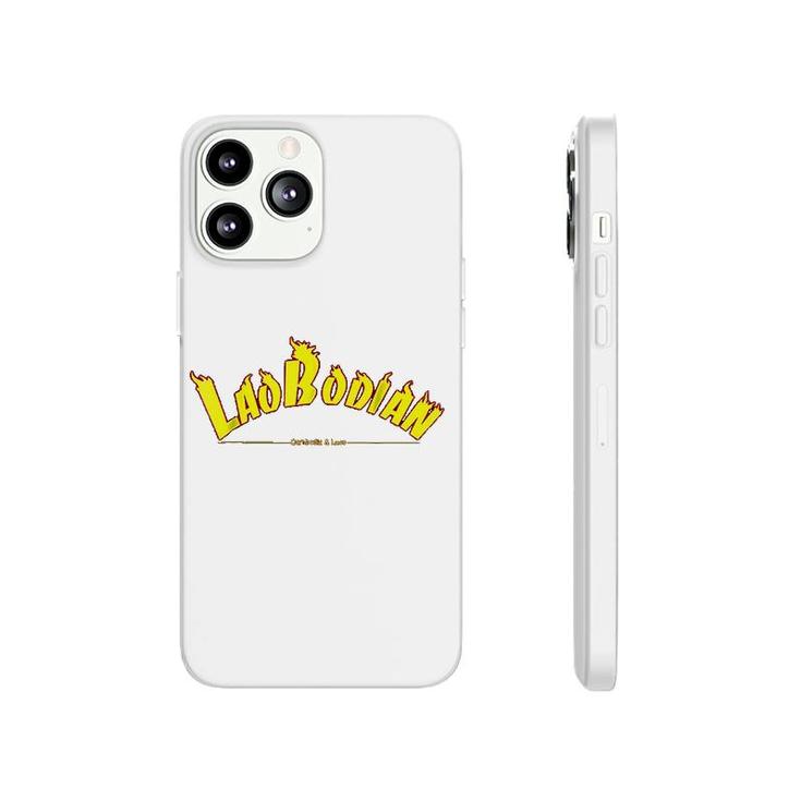 Cambodia Laos Flaming Text Laobodian Phonecase iPhone