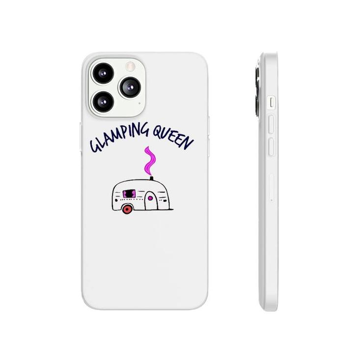 Camping And Glamping Tees Glamping Queen Happy Glamper Tee Phonecase iPhone